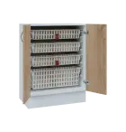 MBS - 65D2 spodní skříňka boxová, 2-dveřová, 908x654x600, korpus bílý, dvířka dub bardolino